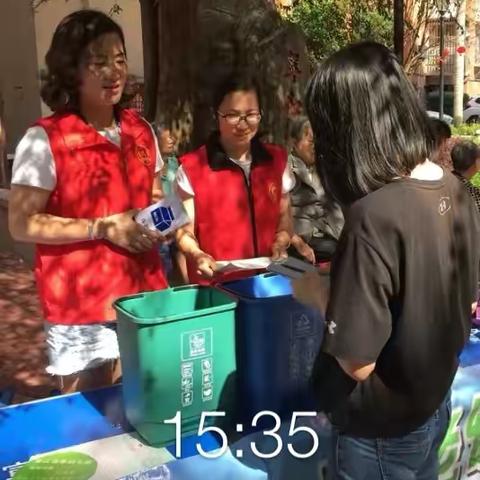 笃工街道敬业社区垃圾分类宣传