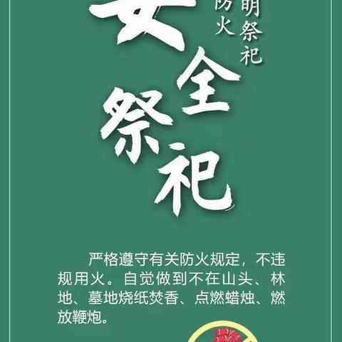 公主岭市蓝海中学清明节“森林防火宣传”活动总结