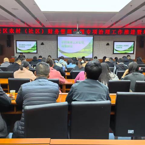 长安区召开农村（社区）财务管理问题专项治理工作推进暨培训会