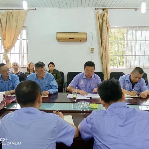 石藩书记给精铸钢党支部、模具机加党支部讲授党纪学习教育专题党课