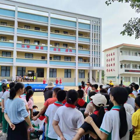 珍爱生命，预防溺水—— 2024年四会市地豆镇中心小学学生体验式防溺水演练活动