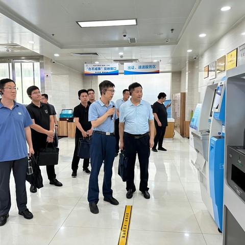 济宁市任城区行政审批服务局考察组到我局调研学习