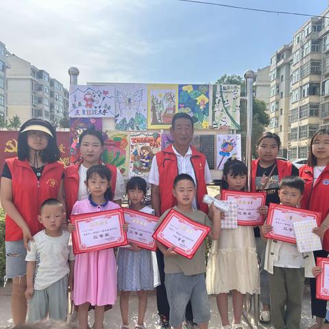 【文明实践】五马街道东山社区新时代文明实践站举办“六一”儿童节画展