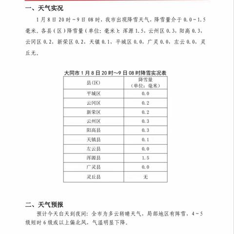 大同分局除冰雪保畅通