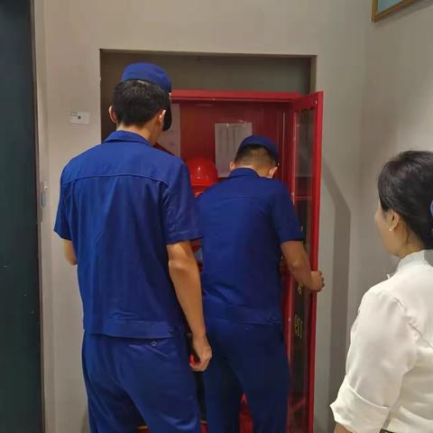 居然之家消防站开展宾馆酒店消防安全巡查检查