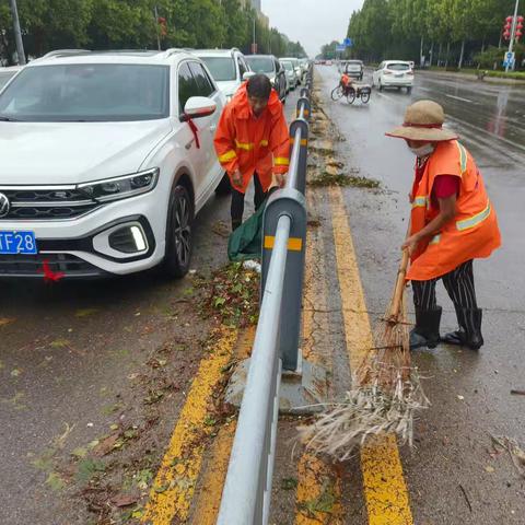 寿光环卫集团：全力以赴开展雨后道路清理工作