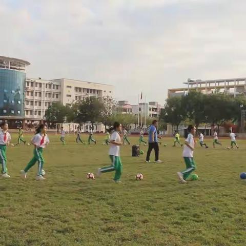 小课题研究课活动（5）之《足球—脚内侧踢地滚球》