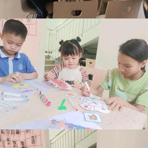 童心绘彩，快乐成长——新时代文明实践站儿童之家开展绘画活动