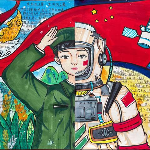“盛世中国，筑梦有我”    ———动力工程系团总支开展庆十一手抄报活动