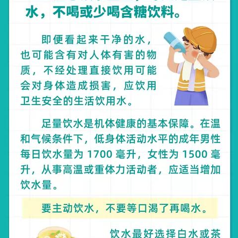 提素养 促健康 | 新版健康素养66条（31~35）