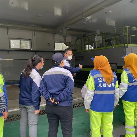 惜福镇街道组织垃圾分类指导员实地参观厨余站