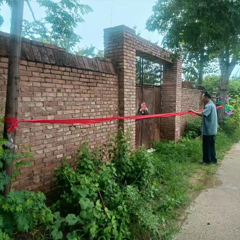 【三零创建】庞寨乡孙庄村   汛期来临   加强房屋排查