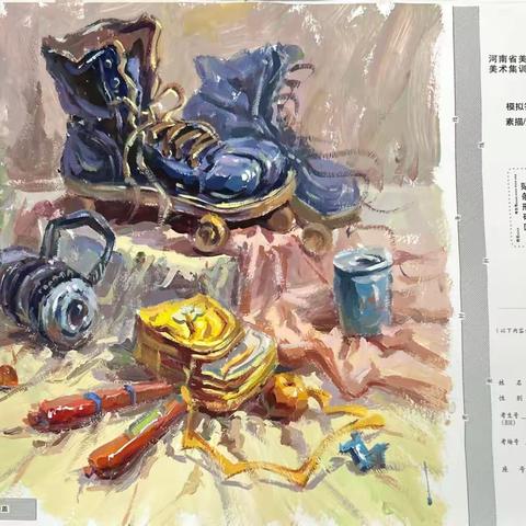 10.9-10.10高三创五速写色彩课堂作业展示