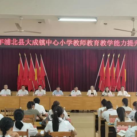 共研新课标，赋能新课堂——大成镇中心小学开展教师教育教学能力提升培训班（语文学科）