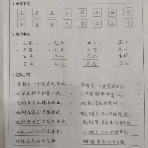 墨雨书法2023暑期试卷选辑【硬笔篇】