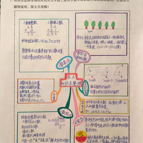 【七小·项目式学习】“图”绘数学 “思”启新程﻿——五年级数学项目式学习