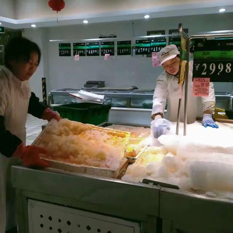 黄石文化宫店1月14日盘点前卫生图片