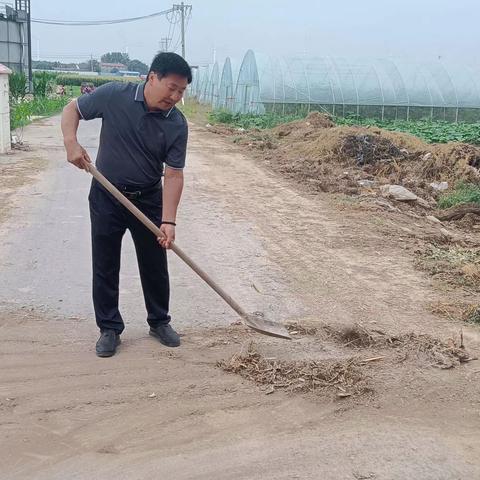 乡街道领导来我村考查美丽乡村建设情况