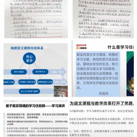 深入学习课标聚焦专业成长潜心立德树人