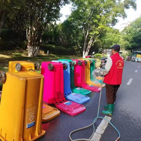 紫荆路街道祥瑞社区组织开展清洁家园志愿活动