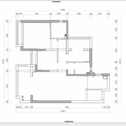 名匠罗斌五岭庆园105 m²户型解析