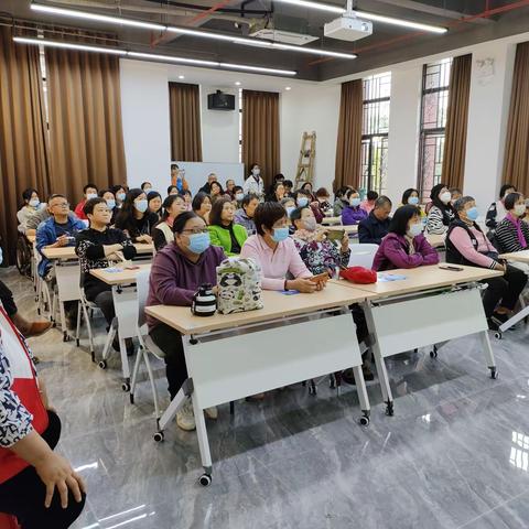 龙悦社区冬季养生健康讲座活动