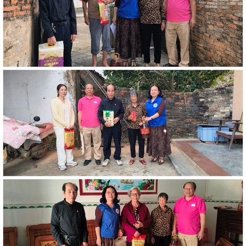 大成镇民政服务站开展“桑榆逢春暖 慰问显真情”春节慰问困难党员老干部活动