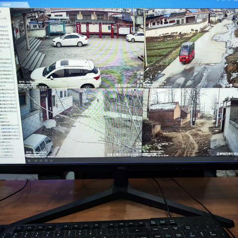 孟寨乡雪亮工程建设