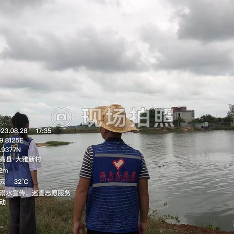 临高县团博厚镇委开展防溺水宣传及巡查志愿服务活动