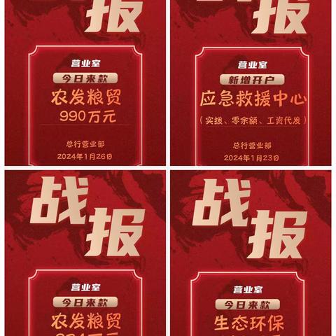 营业室2024年“春天行动”工作报告（第二期）