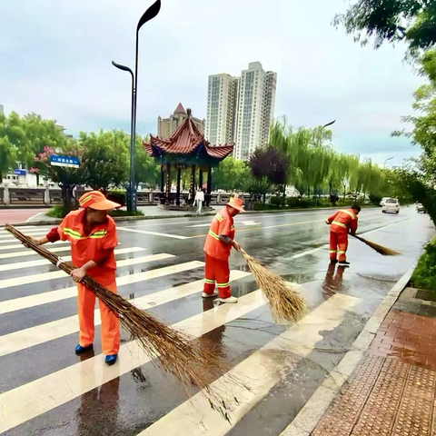 橙光映洛南 致敬城市美容师 ‍——洛南环卫工人