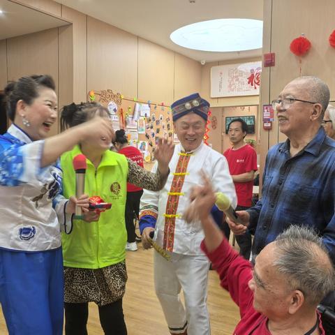 福田区颐养中心4月长者集体生日会：奏响幸福与爱的乐章