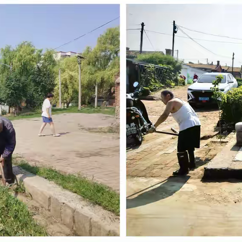 【六邻聚力 六治共融】铁锹铲出邻里情 共治绘就文明景