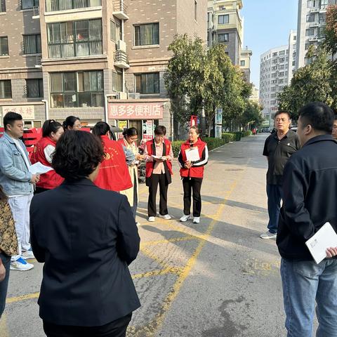 济河街道盛泉社区联合街道物业科对辖区各小区开展环境综合整治专项检查行动