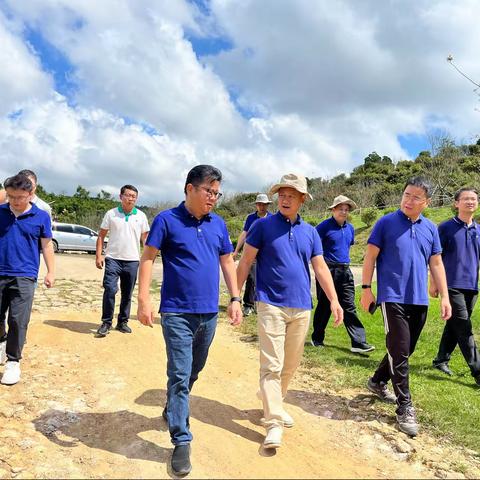 蓝伟根部长率队到三洲田森林公园开展节前安全生产检查