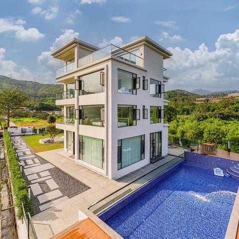 木 | 低冚 | 8房13床 | 全新现代风民宿/山泉水游泳池/附近溯溪玩水/不限时KTV/麻将烧烤厨房