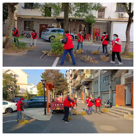 紫港社区：﻿楼道焕新颜，合力筑文明