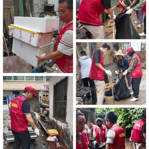 东寨港管理局开展群上村环境卫生整治活动