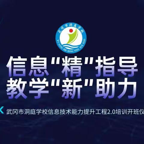 武冈市洞庭学校信息技术能力提升工程2.0培训