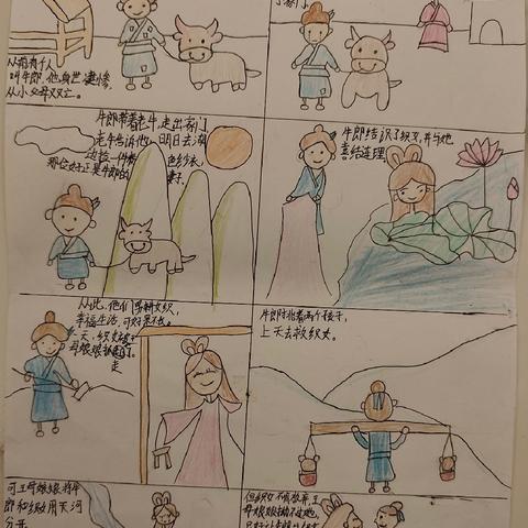 笔尖绘星河 旧梦换新章 ——《牛郎织女》漫画版【序章】