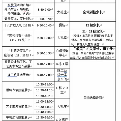 福建经贸职业教育活动周 经管系活动安排说明