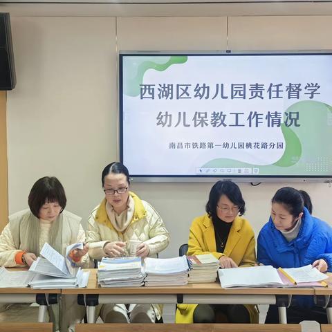 南昌市铁路第一幼儿园桃花路分园迎接督导检查活动