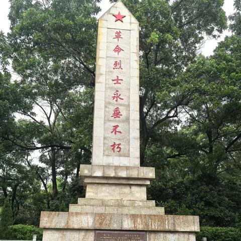 【细雨祭英烈｜精神永传承】 岗头烈士碑参观有感    深圳大学附属坂田学校四（5）中队