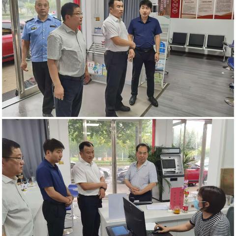 雪枫街道党工委书记高峰实地走访调研信访稳定、安全生产、城市创建等各项工作