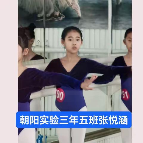 朝阳实验小学 三年五班 张悦涵
