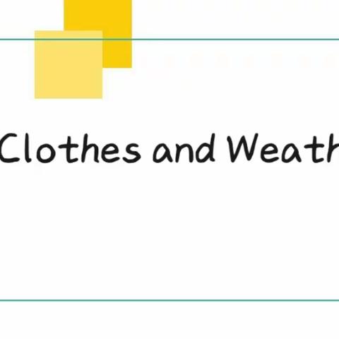 Clothes and Weather