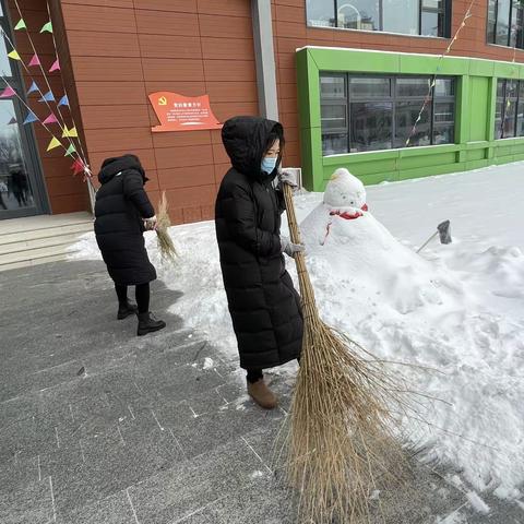 雪意温情 守护平安