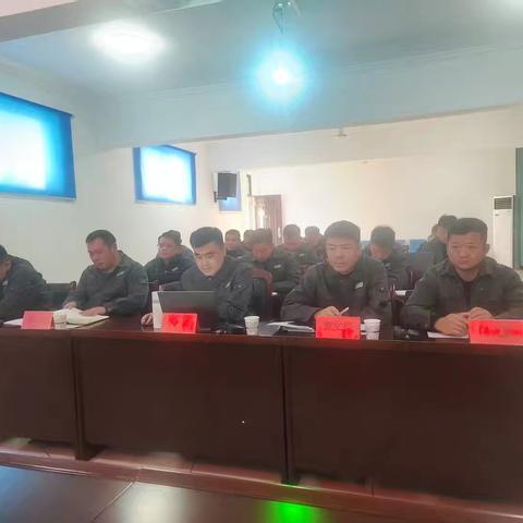 龙润淮阳分公司召开1月份第2周例会暨工程推进会