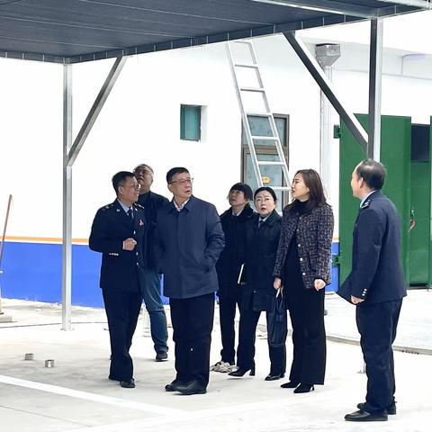 市局领导带队实地调研我区阳平税务分局装修改造施工情况