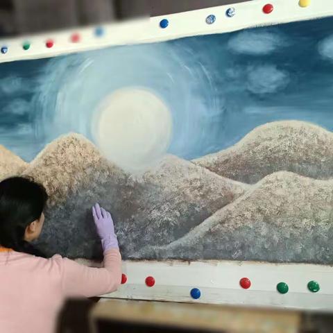 学习体验画油画